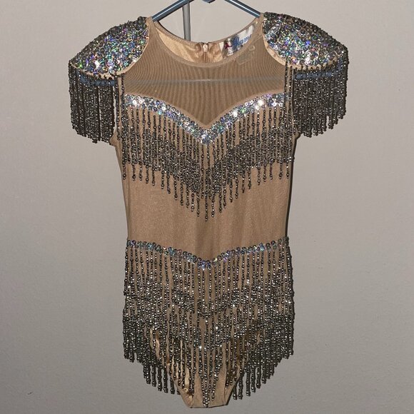 Glamorous Fringe Sequin Performance Costume - Picture 1 of 4